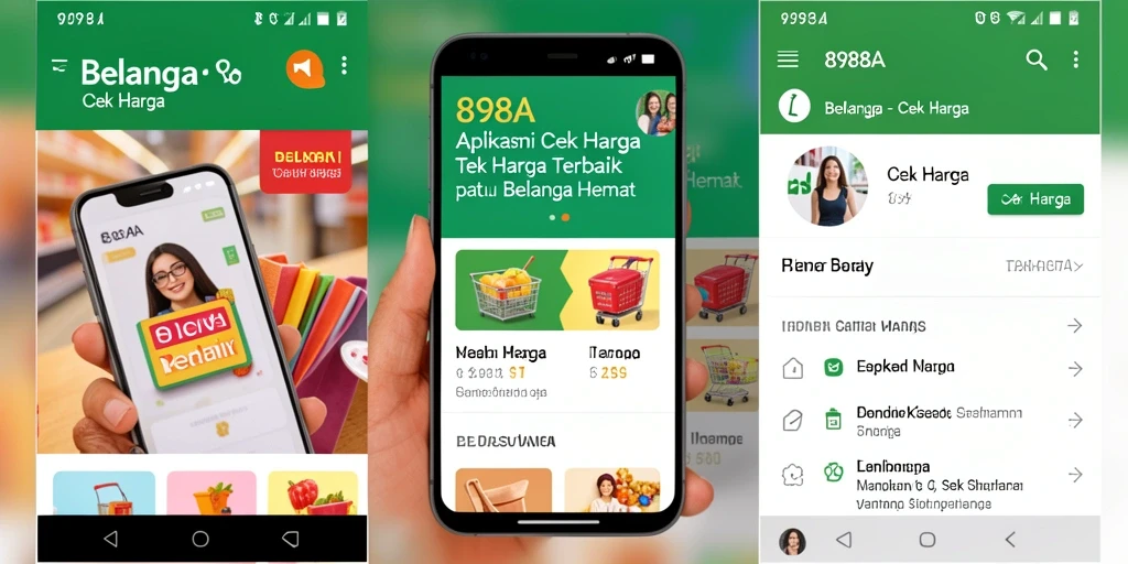 Tampilan antarmuka 898A untuk cek harga produk.