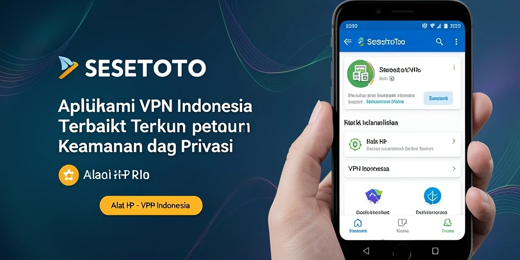 Antarmuka SESETOTO yang sederhana dan fungsional untuk penggunaan VPN.