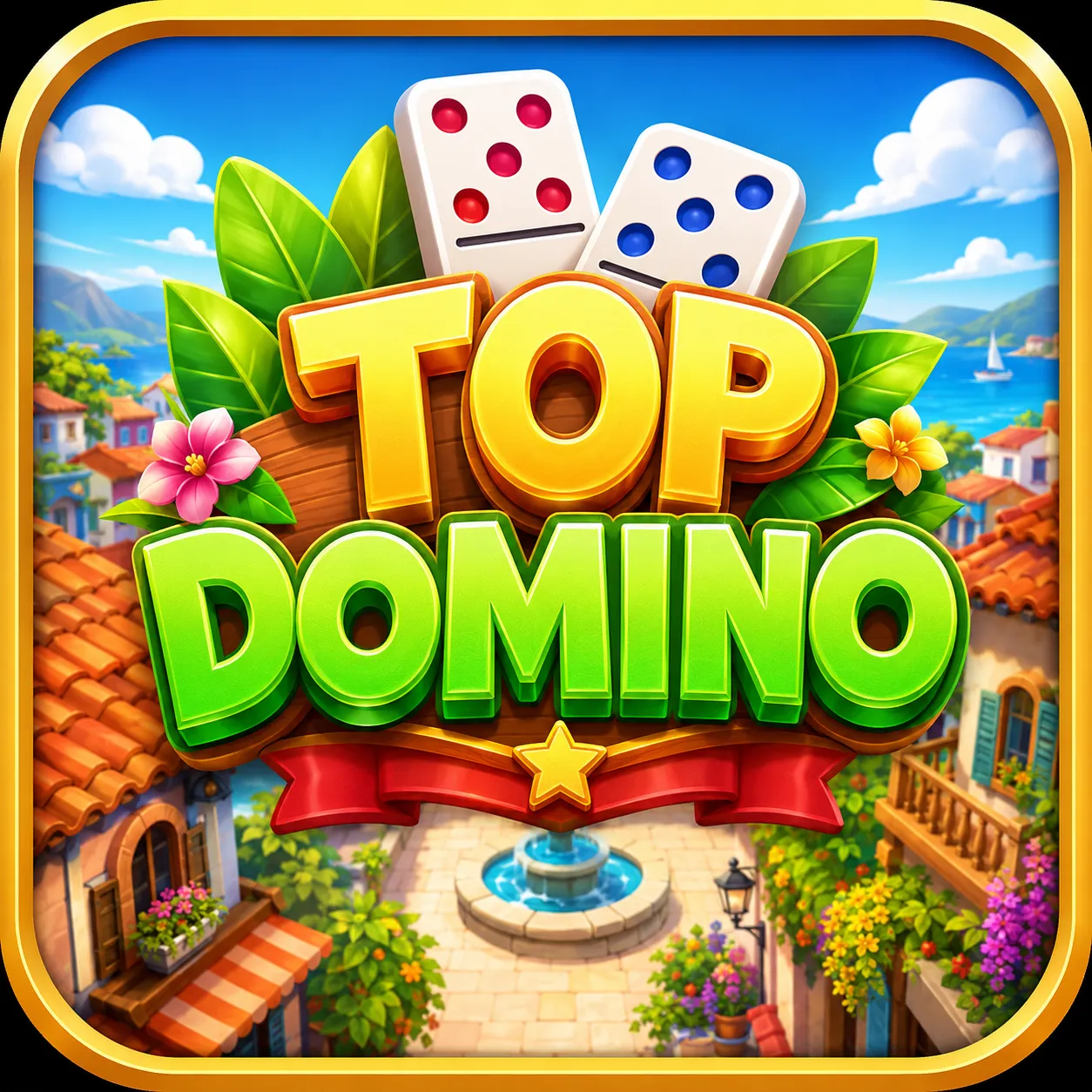 topdomino - Edit Foto Kertas Kaca APK