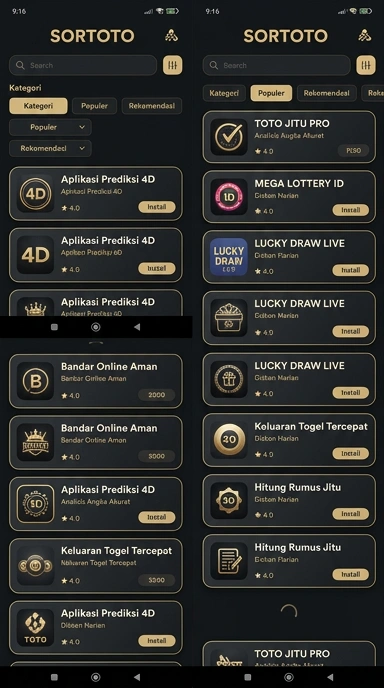 sortoto – Indeks Aplikasi Populer dan Kanal Uji Terbaik di Indonesia